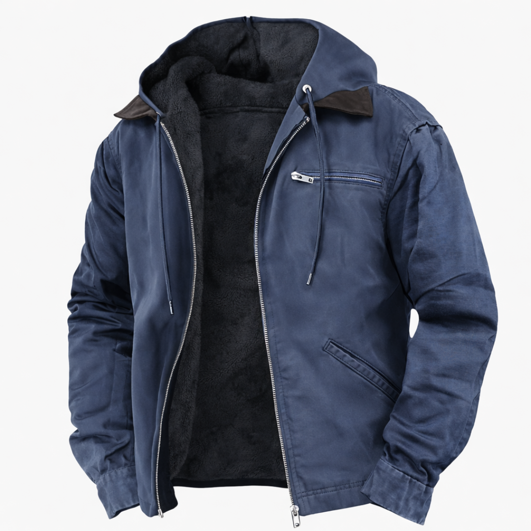 Giacca Uomo Foderata in Pile – Comfort e Stile Mezza Stagione