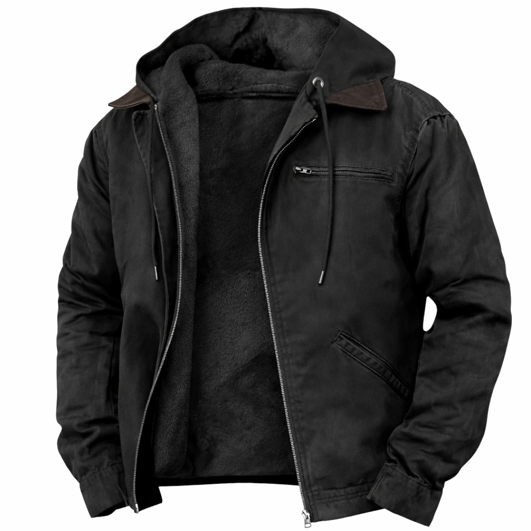 Giacca Uomo Foderata in Pile – Comfort e Stile Mezza Stagione